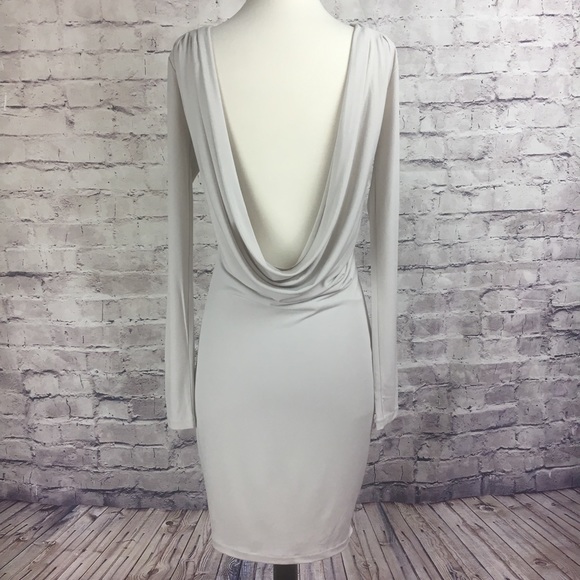 Sexy VS Gray Backless Dress - Picture 3 of 8